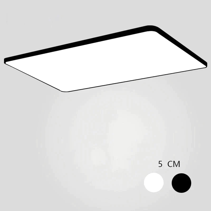 Nathaly - Ultra-Thin Square Led Ceiling Lamp Kitchen Light Fixtures Living Room Surface Mount