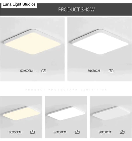 Nathaly - Ultra-Thin Square Led Surface Mount Ceiling Lamp