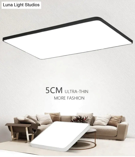 Nathaly - Ultra-Thin Square Led Surface Mount Ceiling Lamp