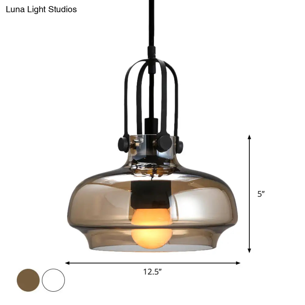 Nautical Suspension Light With 1 Head - Multiple Sizes And Finishes Available