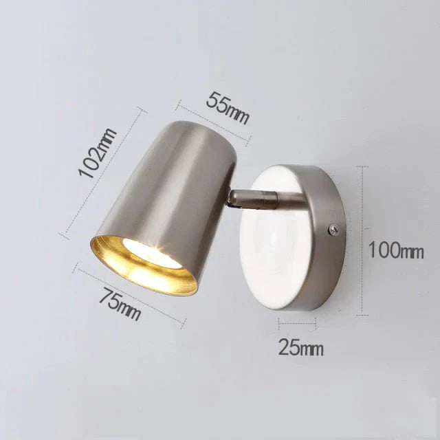 Aplique de pared LED industrial Nell