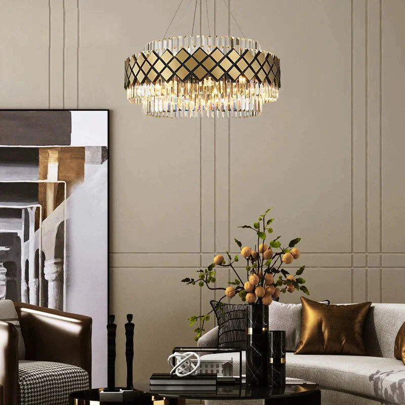 Neva - Designer Crystal LED Chandelier For Dinning Room Living room