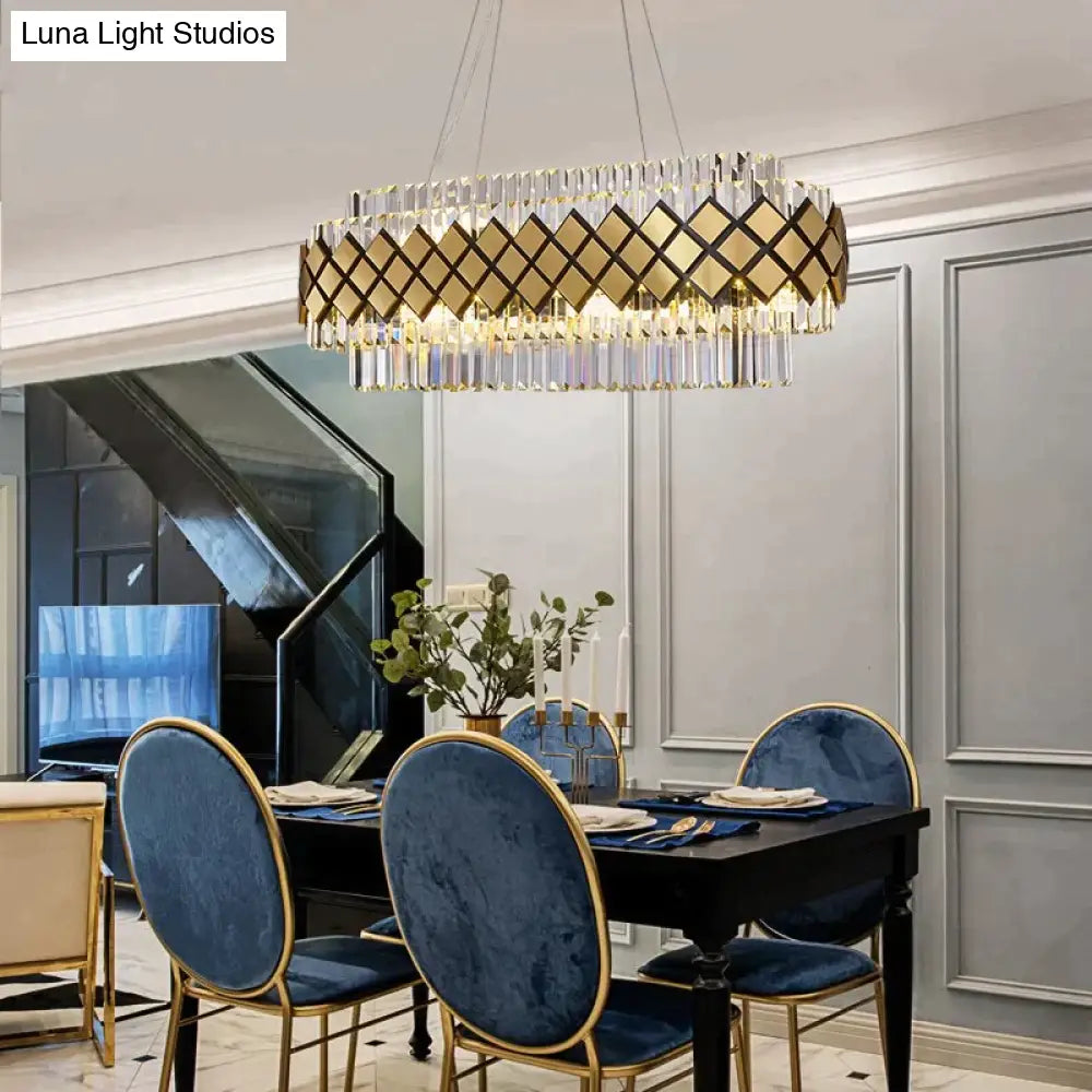 Neva - Designer Crystal Led Chandelier For Dinning Room Living Room