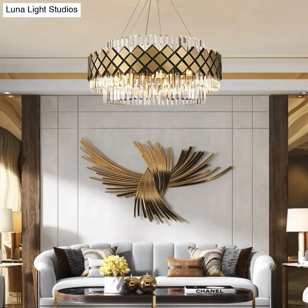 Neva - Designer Crystal Led Chandelier For Dinning Room Living Room