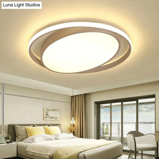 New Arrival Black/White Led Ceiling Chandelier For Living Study Room Bedroom Aluminum Modern Led