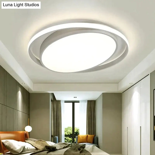 New Arrival Black/White Led Ceiling Chandelier For Living Study Room Bedroom Aluminum Modern Led