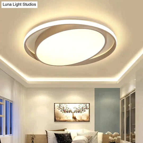 New Arrival Black/White Led Ceiling Chandelier For Living Study Room Bedroom Aluminum Modern Led