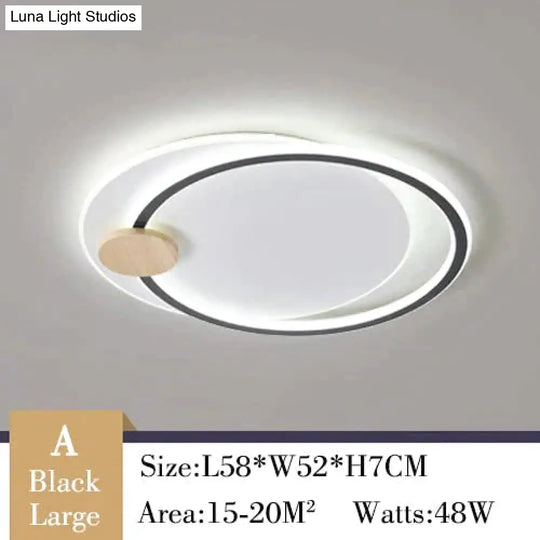 New Arrival Led Ceiling Lamp Post-Modern Light For Minimalist Nordic Creative Art Book Room