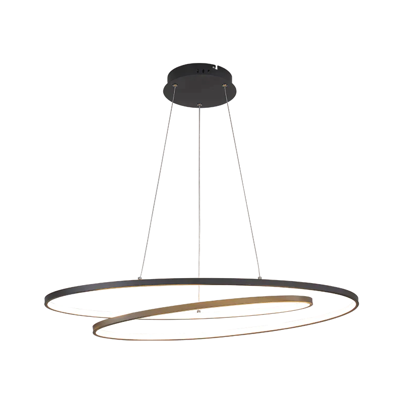 New Arrival Modern Led Pendant Lights For Living Room Dining Matte Black/White Hanging Lamp