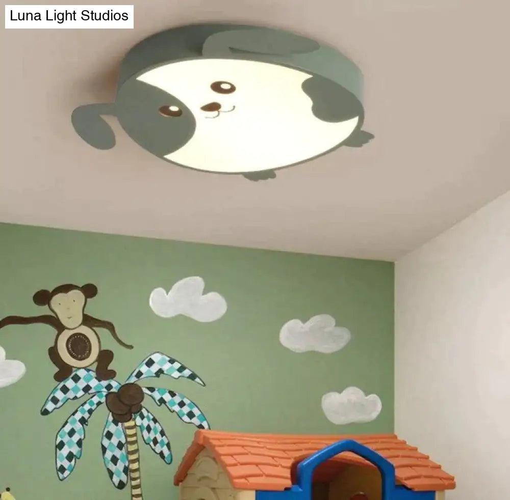 New Design Led Ceiling Light Baby Room Child Cutie Cat Shape With Remote Control Lamp Lighting