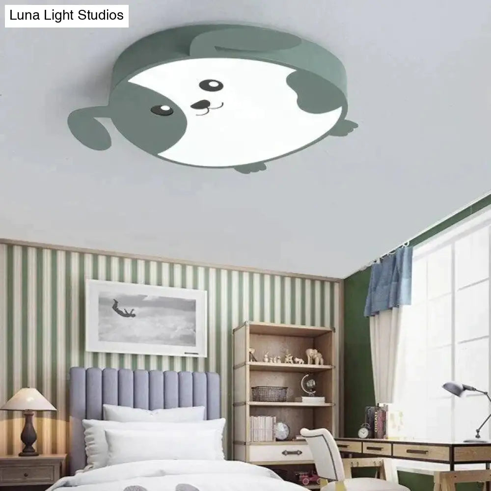 New Design Led Ceiling Light Baby Room Child Cutie Cat Shape With Remote Control Lamp Lighting