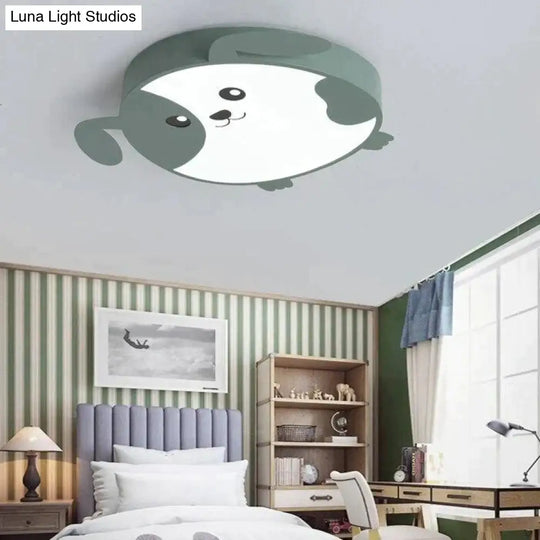 New Design Led Ceiling Light Baby Room Child Cutie Cat Shape With Remote Control Lamp Lighting