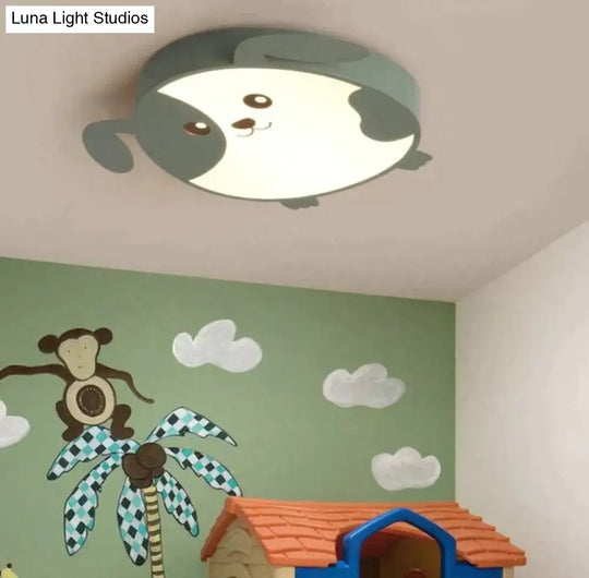 New Design Led Ceiling Light Baby Room Child Cutie Cat Shape With Remote Control Lamp Lighting