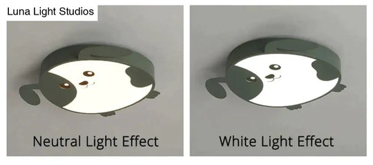 New Design Led Ceiling Light Baby Room Child Cutie Cat Shape With Remote Control Lamp Lighting