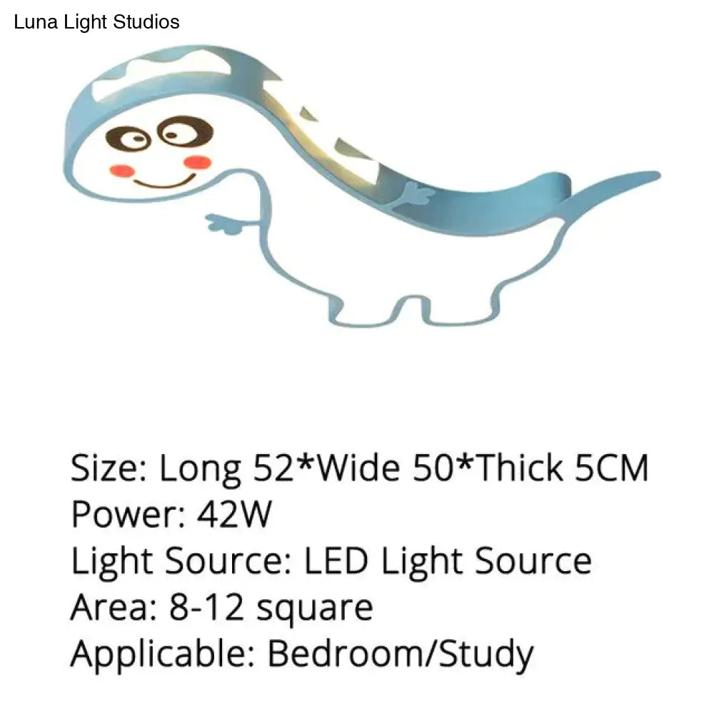 New Dinasour Modern Led Ceiling Lights Lamp For Child Bedroom Study Room Babyroom Remote Control