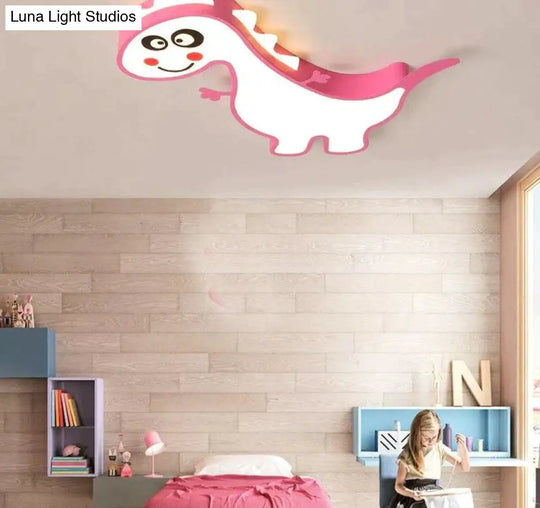 New Dinasour Modern Led Ceiling Lights Lamp For Child Bedroom Study Room Babyroom Remote Control