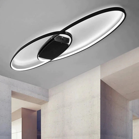 New Hot Remote Controller Modern Led Ceiling Lights For Living Room Bedroom White/Black Dimmable Ceiling Lamp Fixtures
