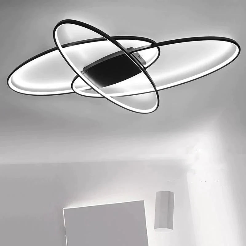 New Hot Remote Controller Modern Led Ceiling Lights For Living Room Bedroom White/Black Dimmable Ceiling Lamp Fixtures