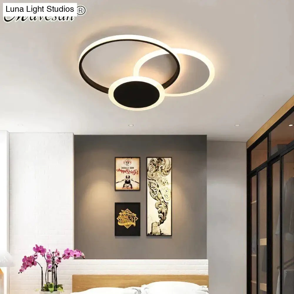 New Led Ceiling Lights Living Room Bedroom Round Square Lighting Fixtures Dimmable Modern Dome