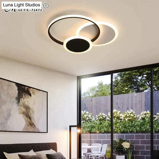 New Led Ceiling Lights Living Room Bedroom Round Square Lighting Fixtures Dimmable Modern Dome