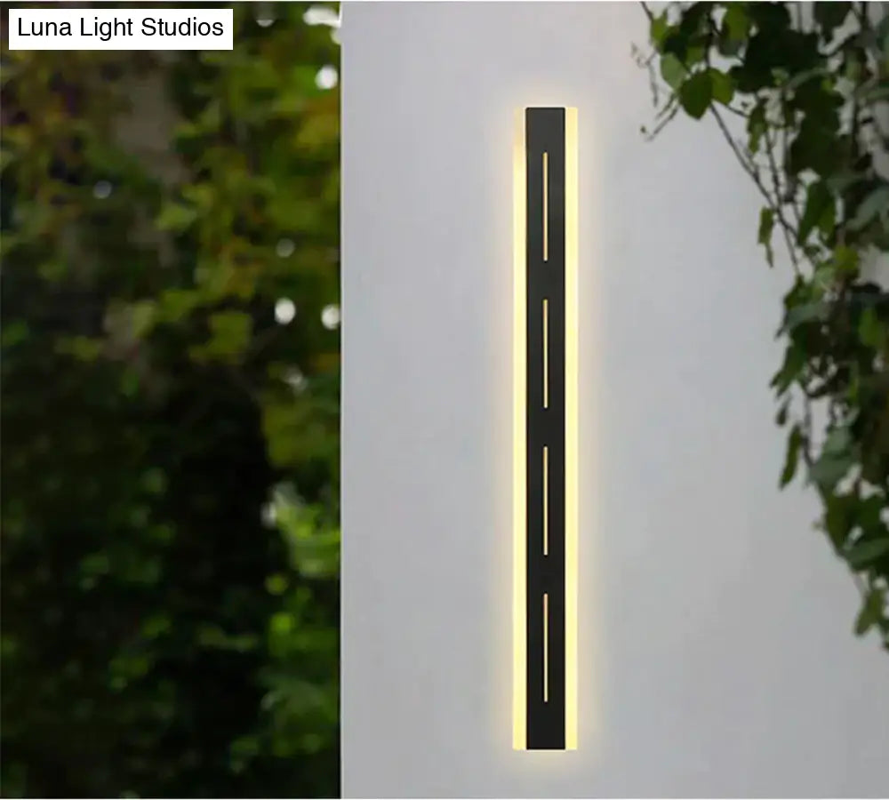 New Led Outdoor Wall Light Waterproof Aluminum Lamp With Remote Garden Porch Sconce 110V 220V