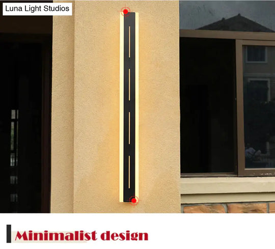 New Led Outdoor Wall Light Waterproof Aluminum Lamp With Remote Garden Porch Sconce 110V 220V