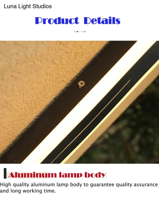 New Led Outdoor Wall Light Waterproof Aluminum Lamp With Remote Garden Porch Sconce 110V 220V