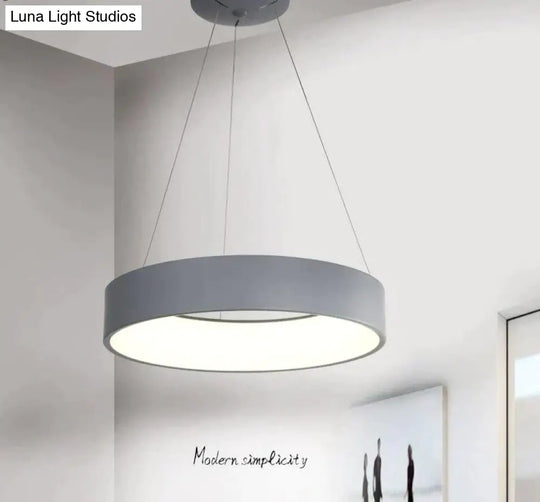 New Led Simple Pendant Lights Lamp For Living Room Lustre 3 Round Shape Ceiling Fixtures