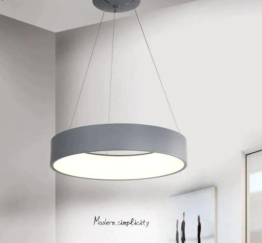 New LED Simple Pendant Lights Lamp For Living Room  Lustre Pendant Lights 3 Round Shape Pendant Ceiling Fixtures