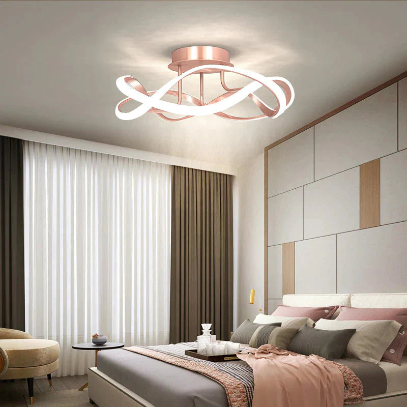 New Light Luxury Bedroom Lamp Room Ceiling Lamp