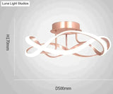 New Light Luxury Bedroom Lamp Room Ceiling Pink 50Cm White Light