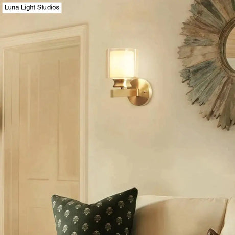 New Living Room Bedroom Mirror Front Wall Lamp Minimalist Copper Wall Lamps Copper Wall Lamps