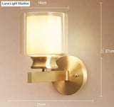 New Living Room Bedroom Mirror Front Wall Lamp Minimalist Copper Wall Lamps Copper Wall Lamps