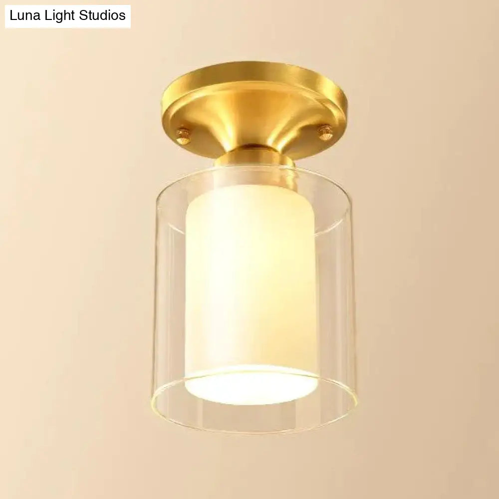 New Living Room Copper Ceiling Lamp / Without A Light Source