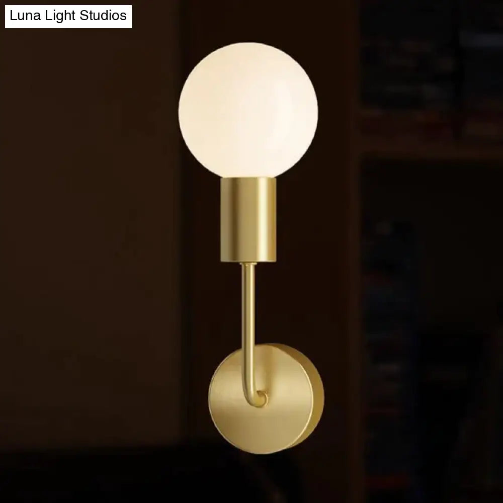 New Modern Bedroom Bedside Corridor Copper Wall Lamp Lamps