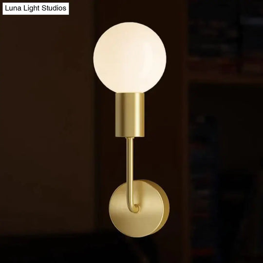 New Modern Bedroom Bedside Corridor Copper Wall Lamp Lamps