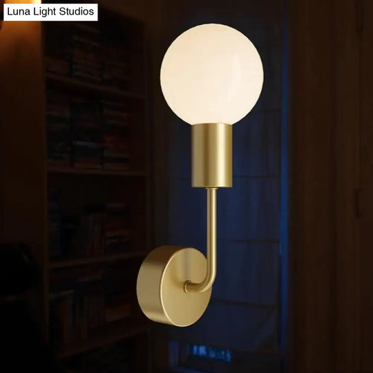 New Modern Bedroom Bedside Corridor Copper Wall Lamp Lamps