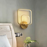 New Modern Simple Square Copper Wall Lamp Lamps