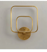 New Modern Simple Square Copper Wall Lamp Lamps