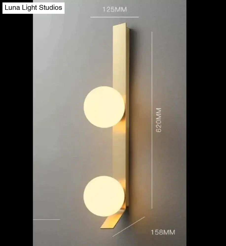 New Nordic Luxury Ball Copper Wall Lamp Copper Wall Lamps