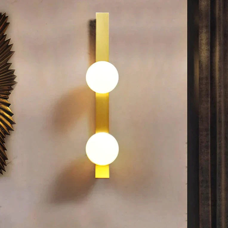 New Nordic Luxury Ball Copper Wall Lamp Lamps