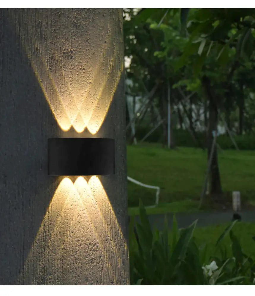 New Wall Lamp Led Aluminum Outdoor Indoor Ip65 Up Down White Black Modern For Home Stairs Bedroom