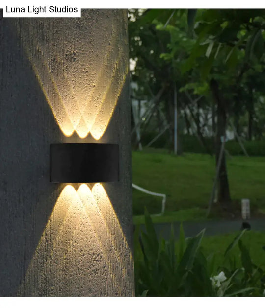 New Wall Lamp Led Aluminum Outdoor Indoor Ip65 Up Down White Black Modern For Home Stairs Bedroom