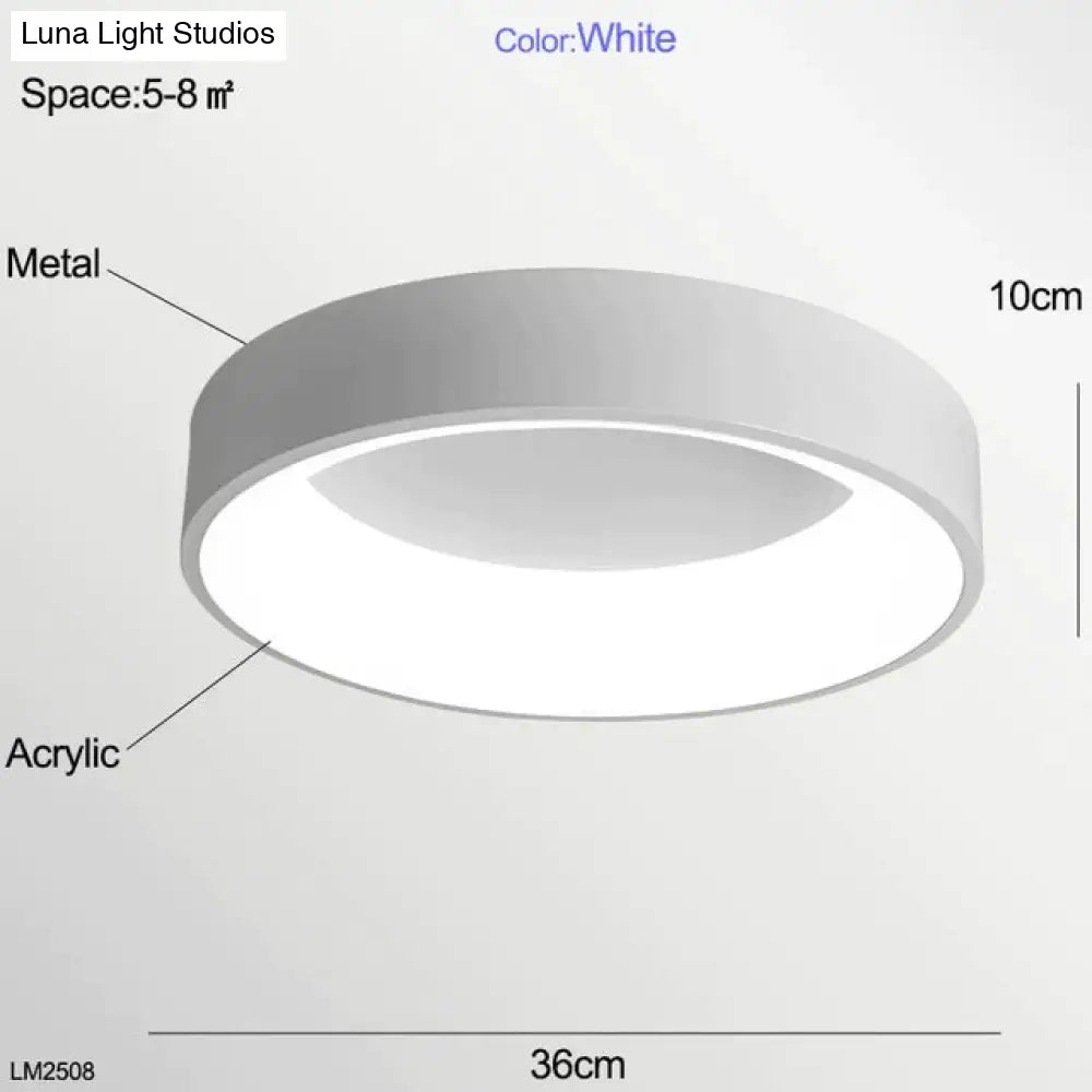 Nora - Led Ceiling Light Bedroom Modern Panel Lamp Lighting Fixture Living Room Kitchen Surface