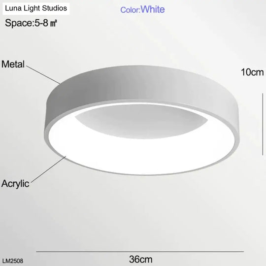 Nora - Led Ceiling Light Bedroom Modern Panel Lamp Lighting Fixture Living Room Kitchen Surface