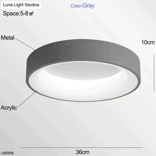 Nora - Led Ceiling Light Bedroom Modern Panel Lamp Lighting Fixture Living Room Kitchen Surface