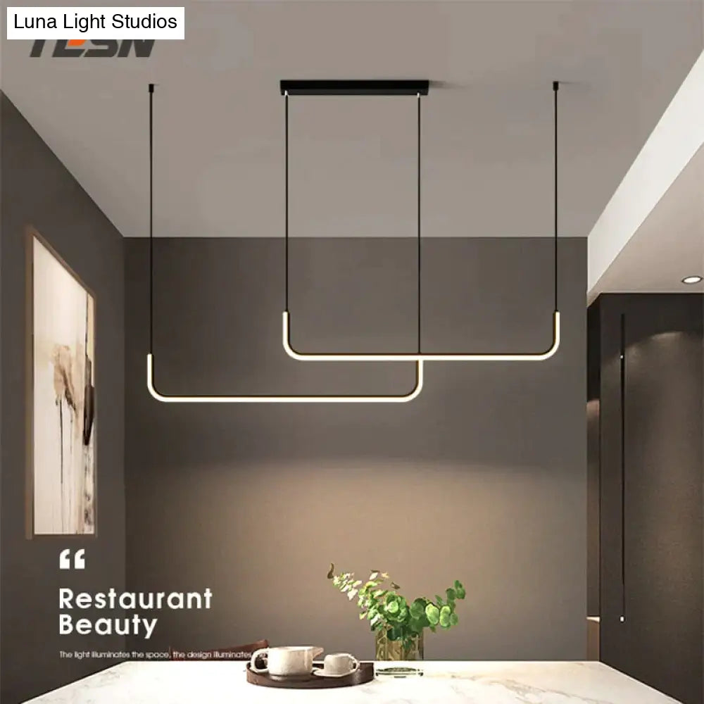 Nora - Linear Led Ceiling Chandelier