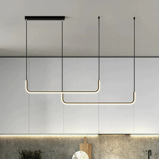 Nora - Linear LED Ceiling Chandelier