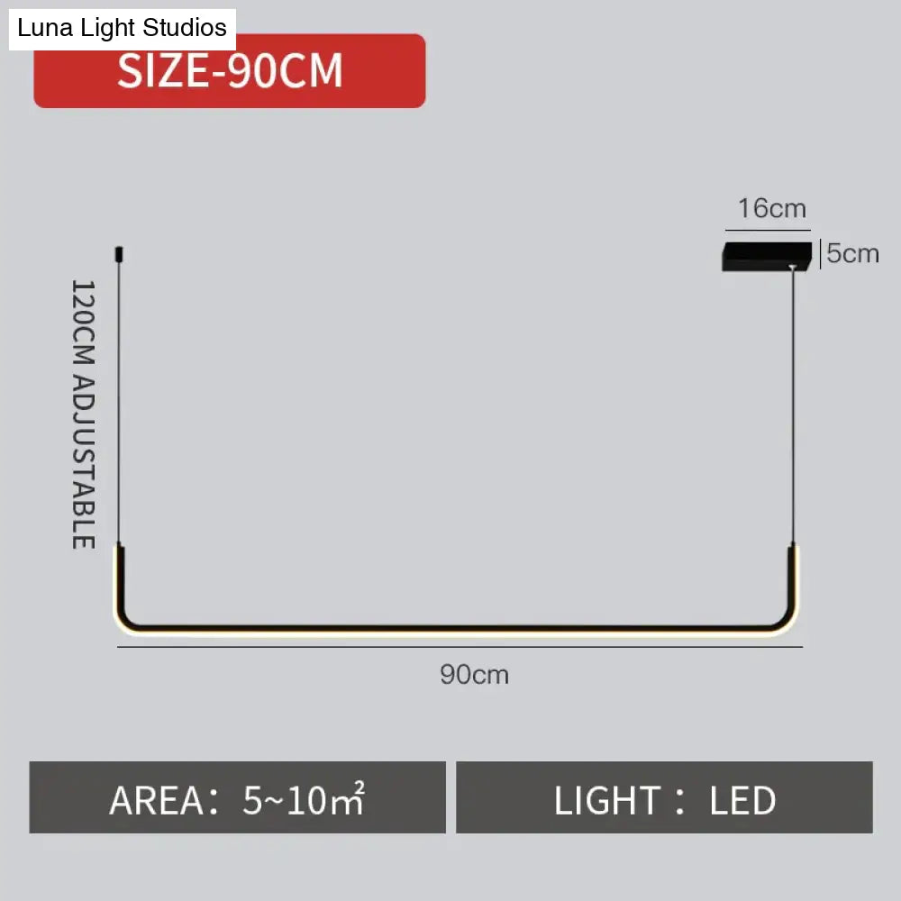 Nora - Linear Led Ceiling Chandelier