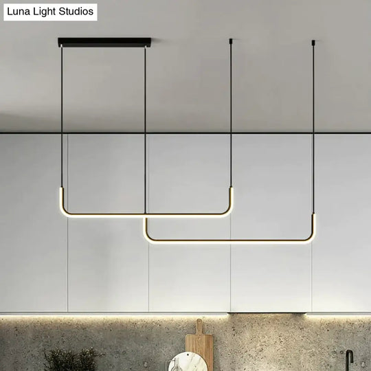 Nora - Linear Led Ceiling Chandelier